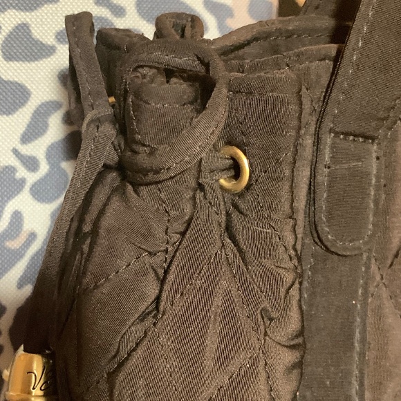Classy Vera Bradley Chocolate Brown Diamond Quilted Bag - Picture 5 of 9
